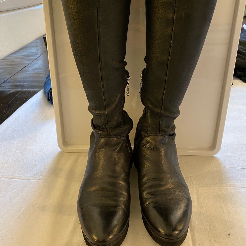 Knee High Leather Boots